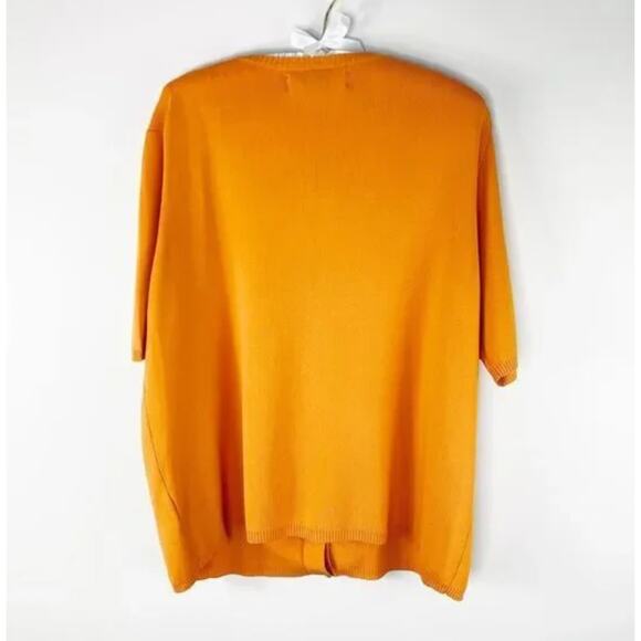 Vintage EUC Josephine Chaus Orange Snap Front Jewel Sparkly Buttons Golden Girls - Picture 4 of 16